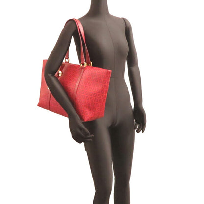 Fendi Pvc Red Tote Bags