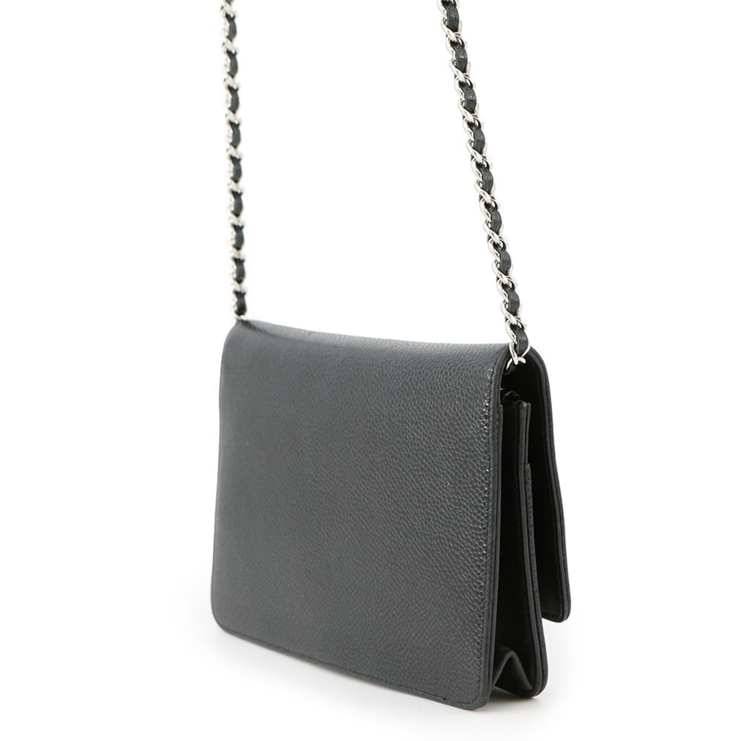 Chanel Calfskin Black Shoulder Bags