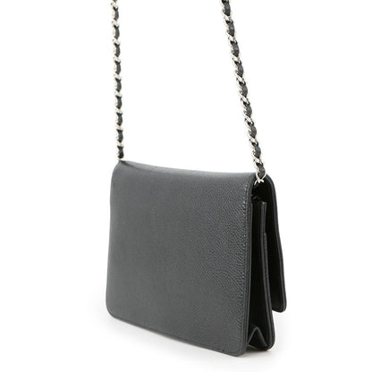 Chanel Calfskin Black Shoulder Bags