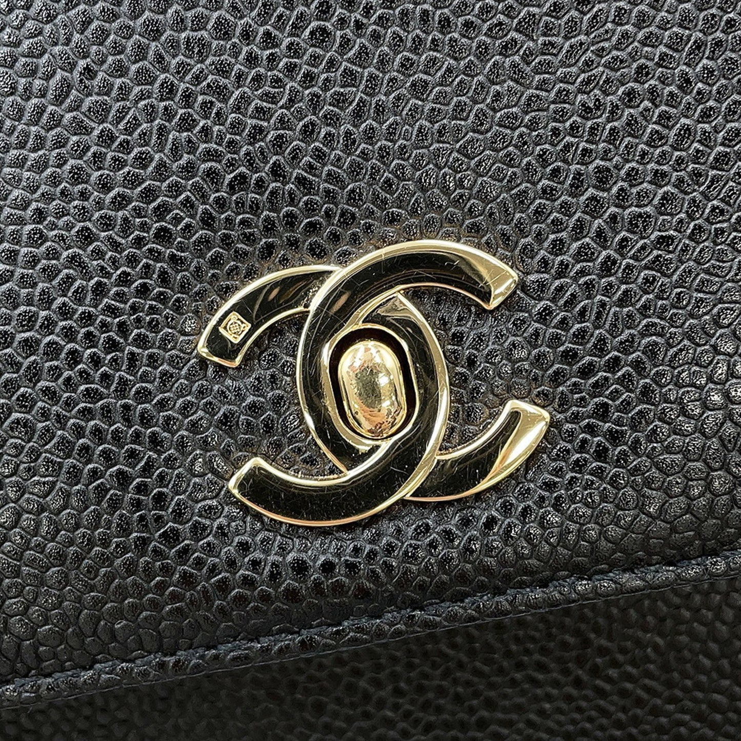 Chanel Calfskin Black Handbags