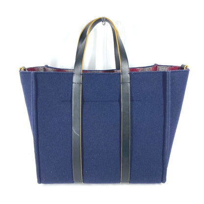 Fendi Wool Blue Shoulder Bags