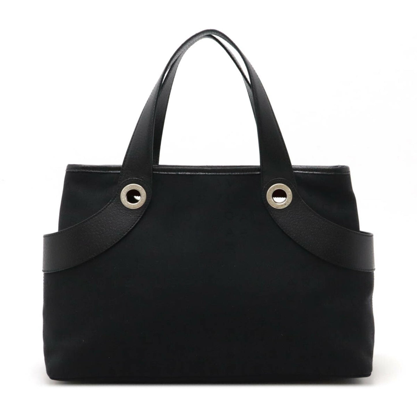 Bvlgari Canvas Black Handbags