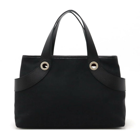 Bvlgari Canvas Black Handbags