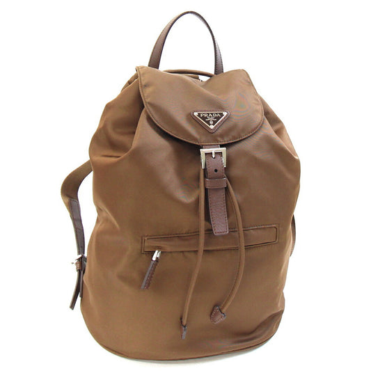 Prada Nylon Brown Backpacks