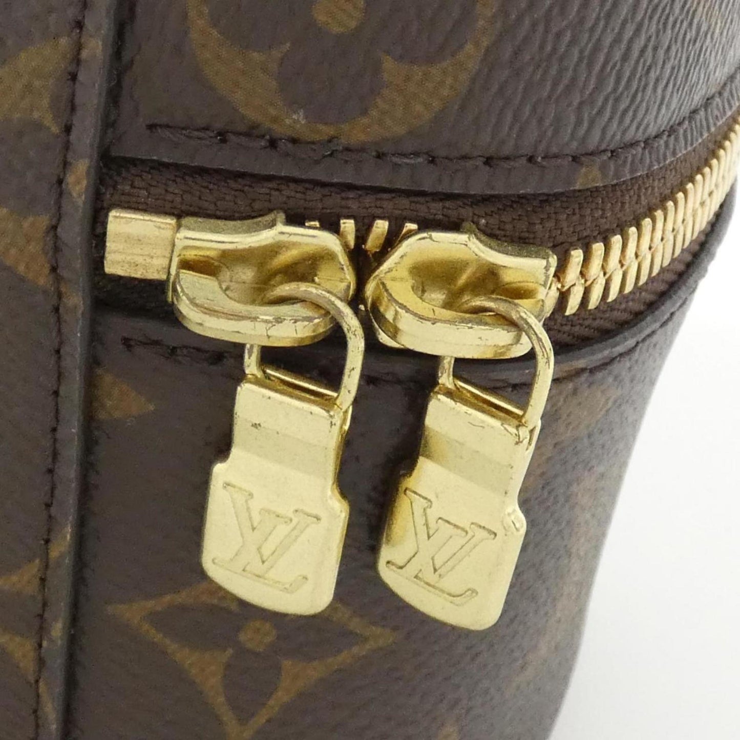 Louis Vuitton Coated Canvas Brown Handbags