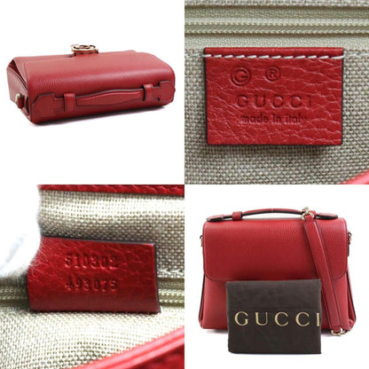 Gucci Other Metal Red Handbags