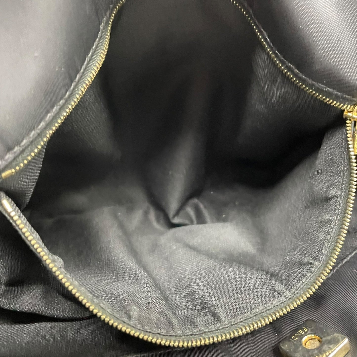 Fendi Nylon Black Tote Bags