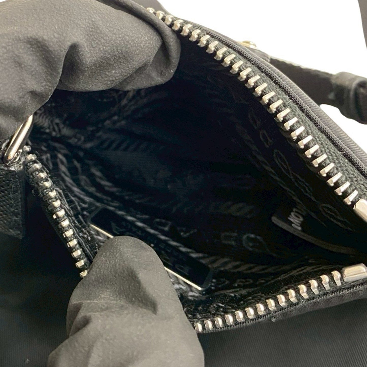 Prada Nylon Black Shoulder Bags