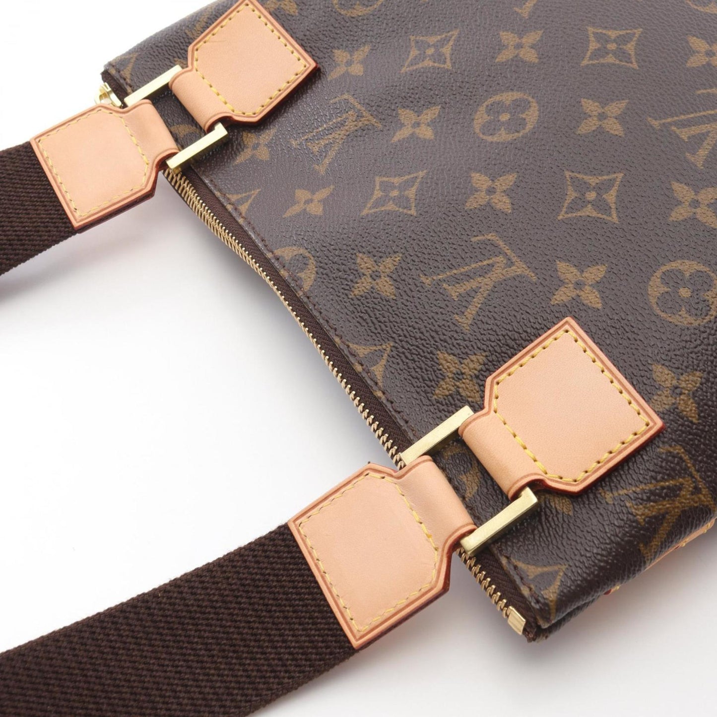 Louis Vuitton Coated Canvas Brown Shoulder Bags