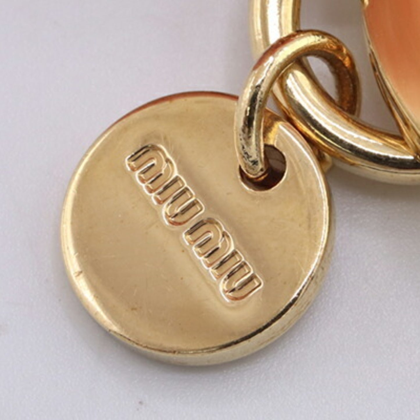 Miu Miu Others Gold Key Rings