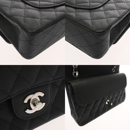 Chanel Calfskin Black Shoulder Bags