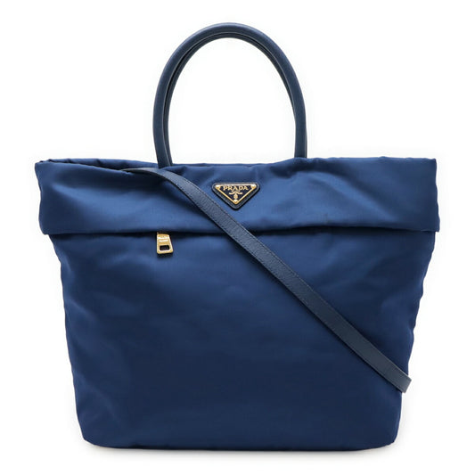Prada Nylon Blue Handbags