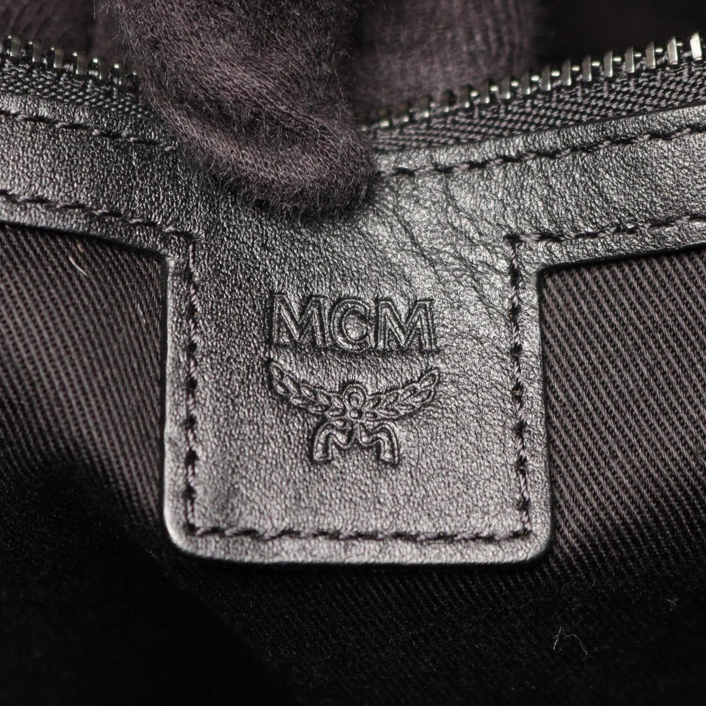 Mcm Coated Canvas Black Tote Bags