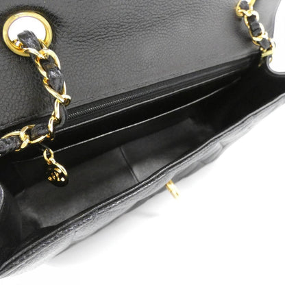 Chanel Calfskin Black Shoulder Bags