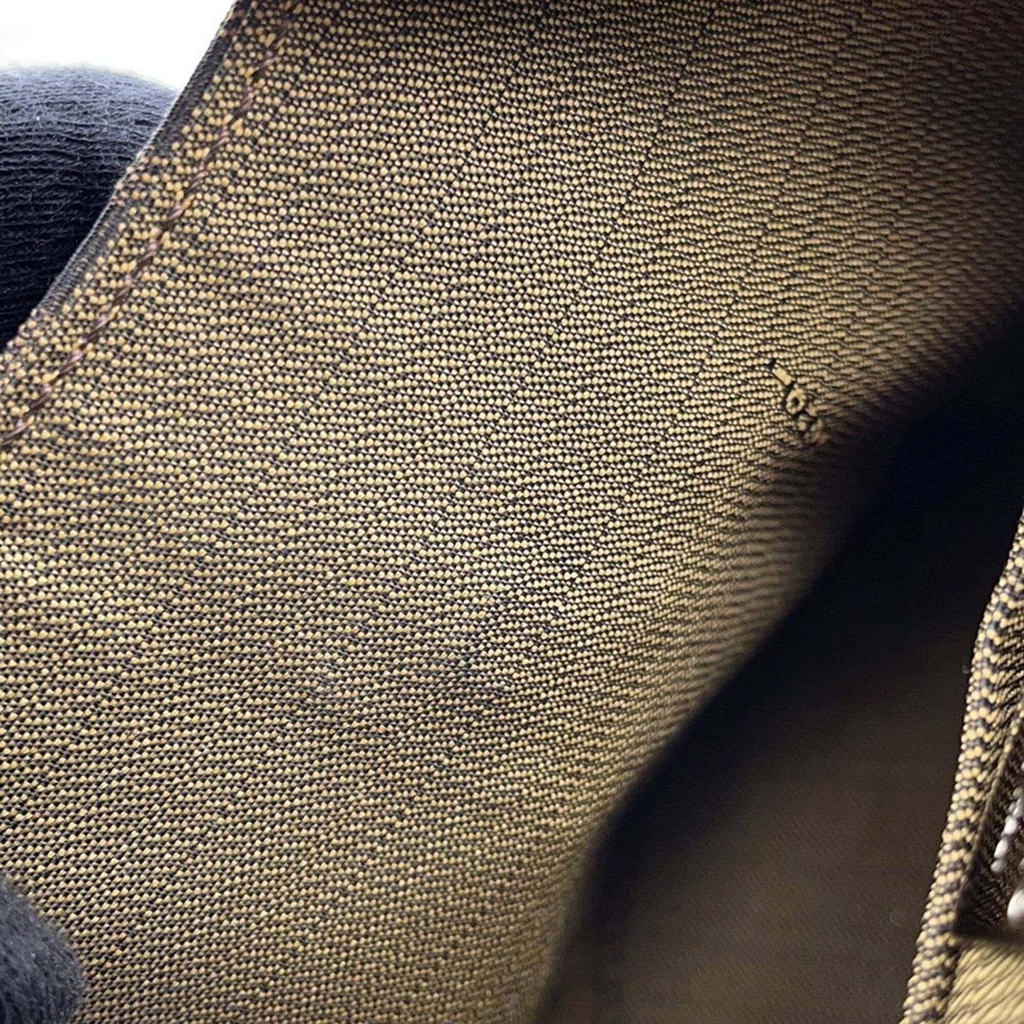 Fendi Canvas Brown Shoulder Bags
