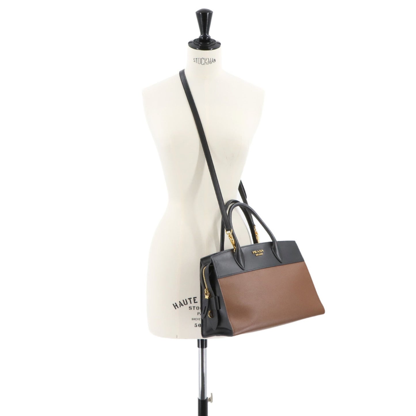 Prada Saffiano Black Handbags