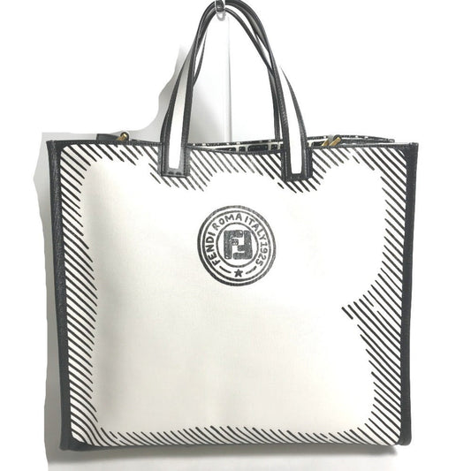 Fendi Coated Canvas Black Handbags