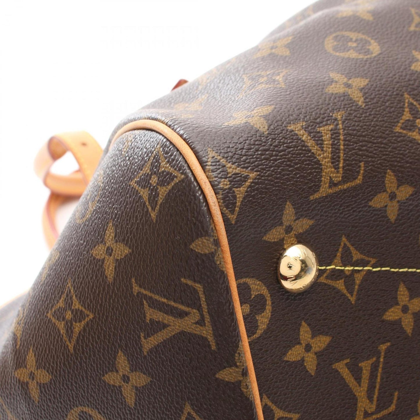 Louis Vuitton Coated Canvas Brown Handbags