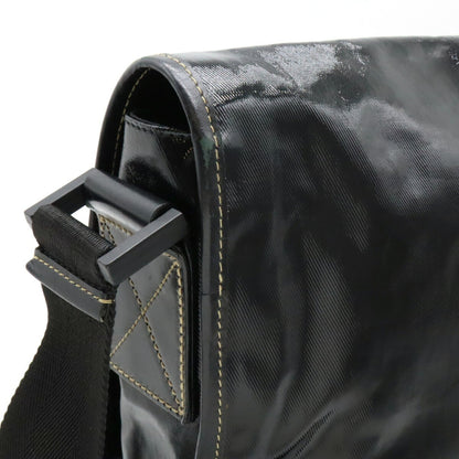 Gucci Coated Canvas Black Shoulder Bags