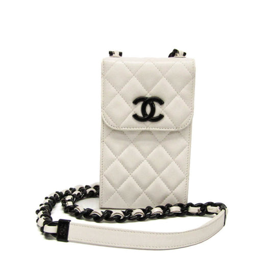 Chanel Calfskin Black Shoulder Bags