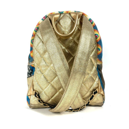 Chanel Canvas Gold Backpacks