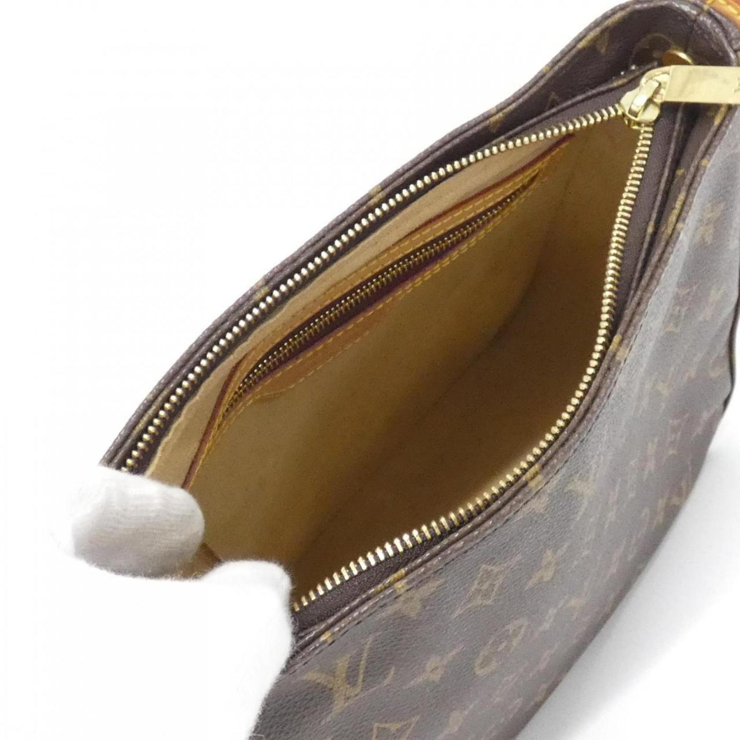 Louis Vuitton Coated Canvas Brown Shoulder Bags