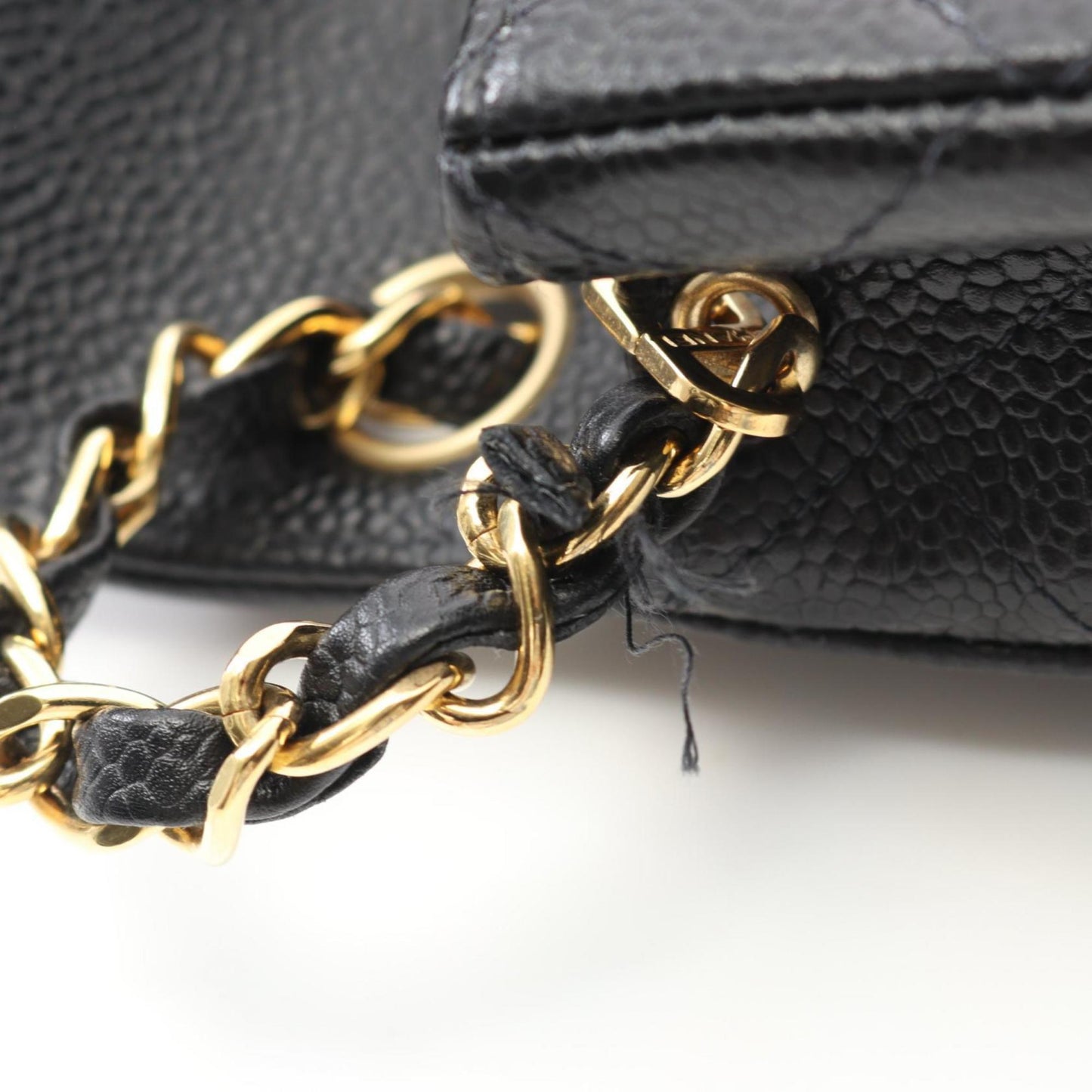 Chanel Calfskin Black Shoulder Bags