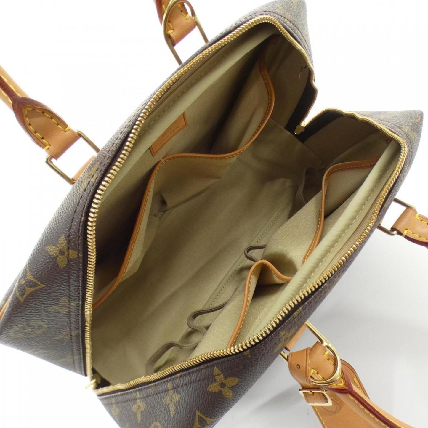 Louis Vuitton Coated Canvas Brown Handbags