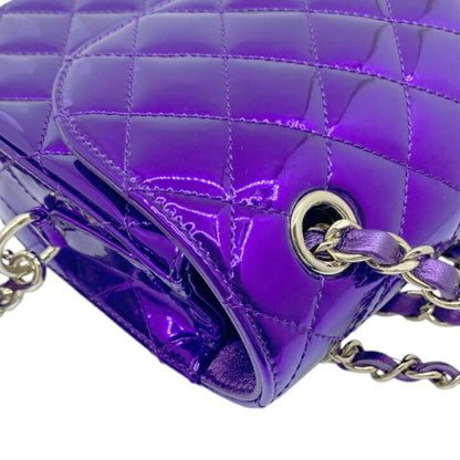 Chanel Patent Purple Shoulder Bags