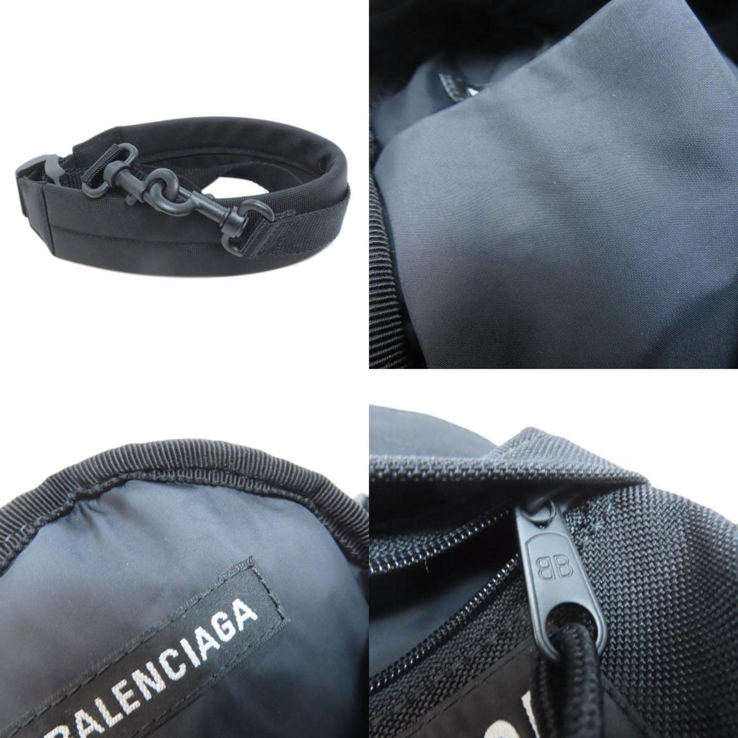 Balenciaga Nylon Black Shoulder Bags