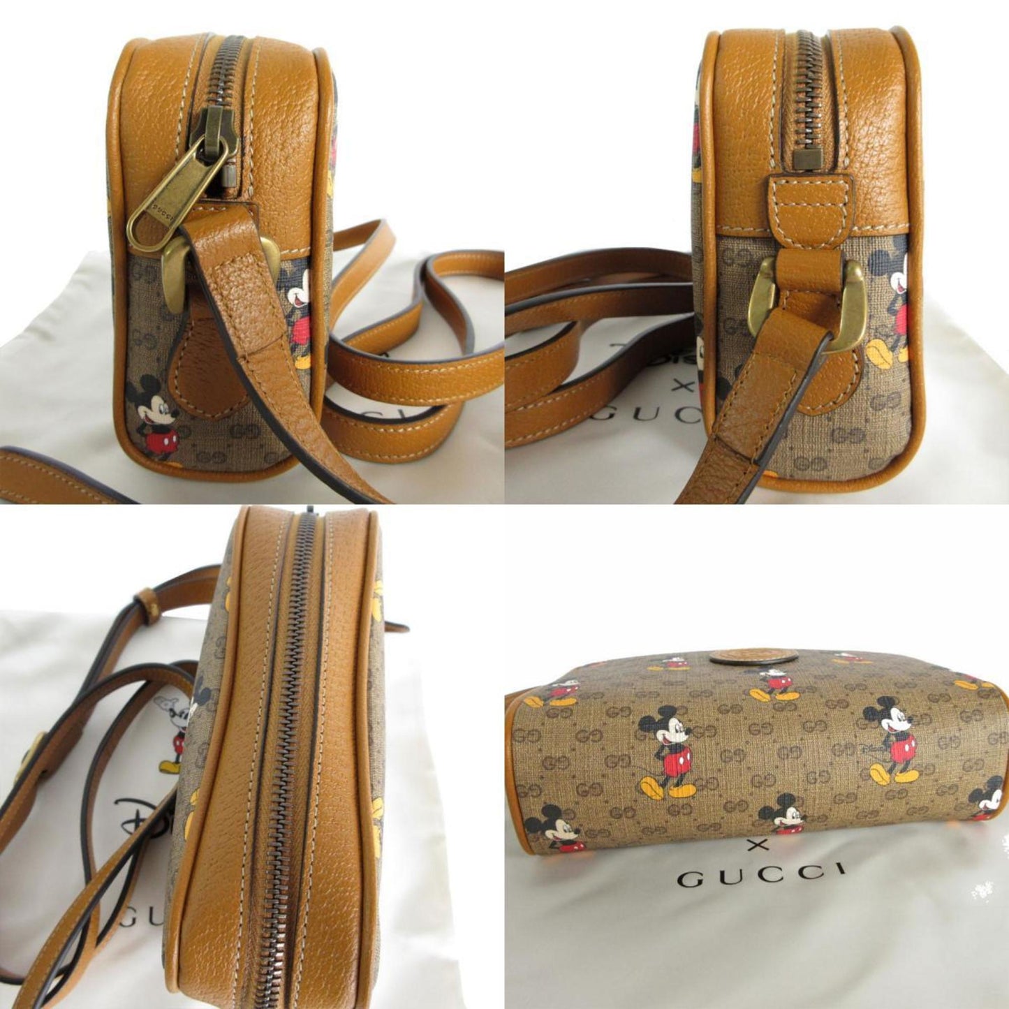 Gucci Pvc Brown Shoulder Bags