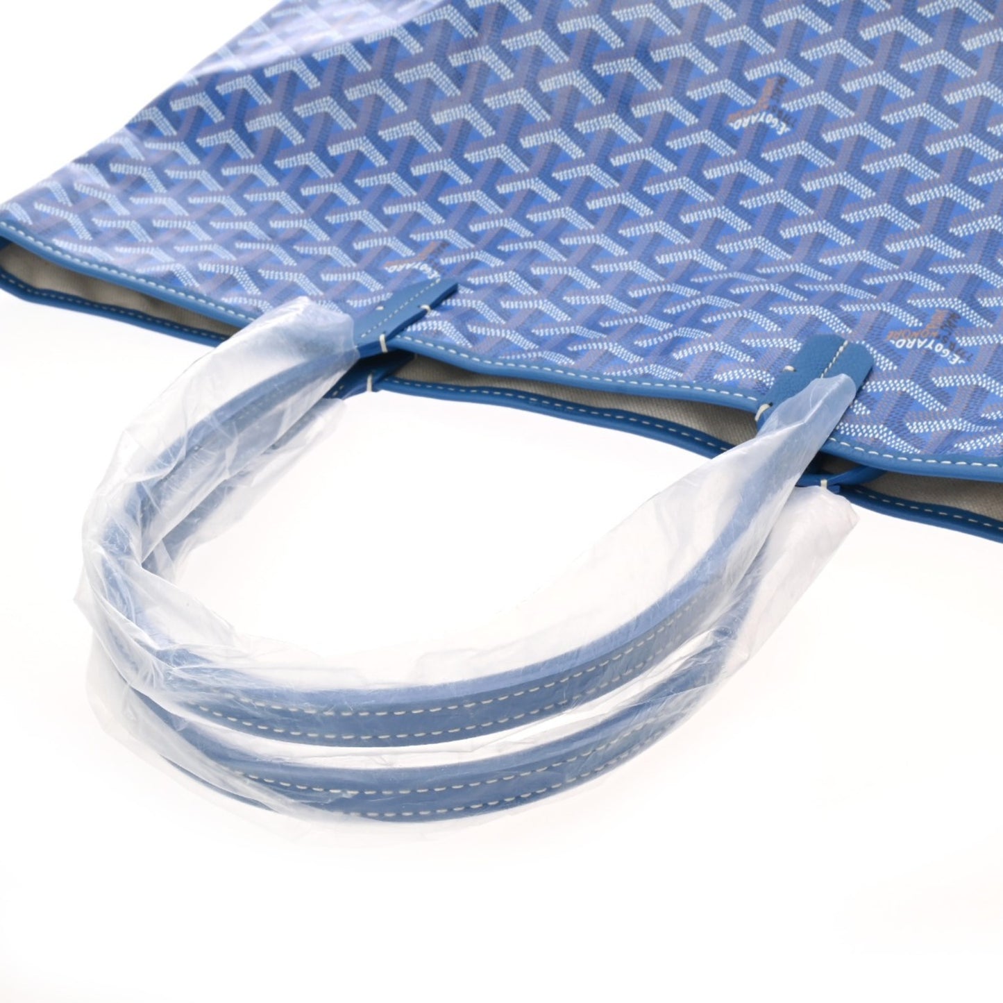 Goyard Pvc Blue Tote Bags