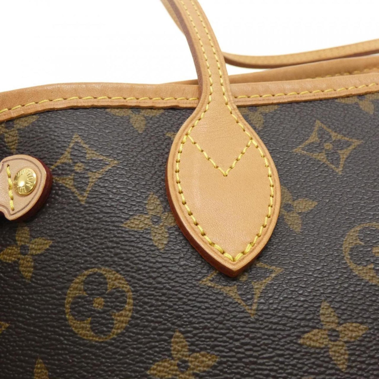 Louis Vuitton Coated Canvas Brown Handbags