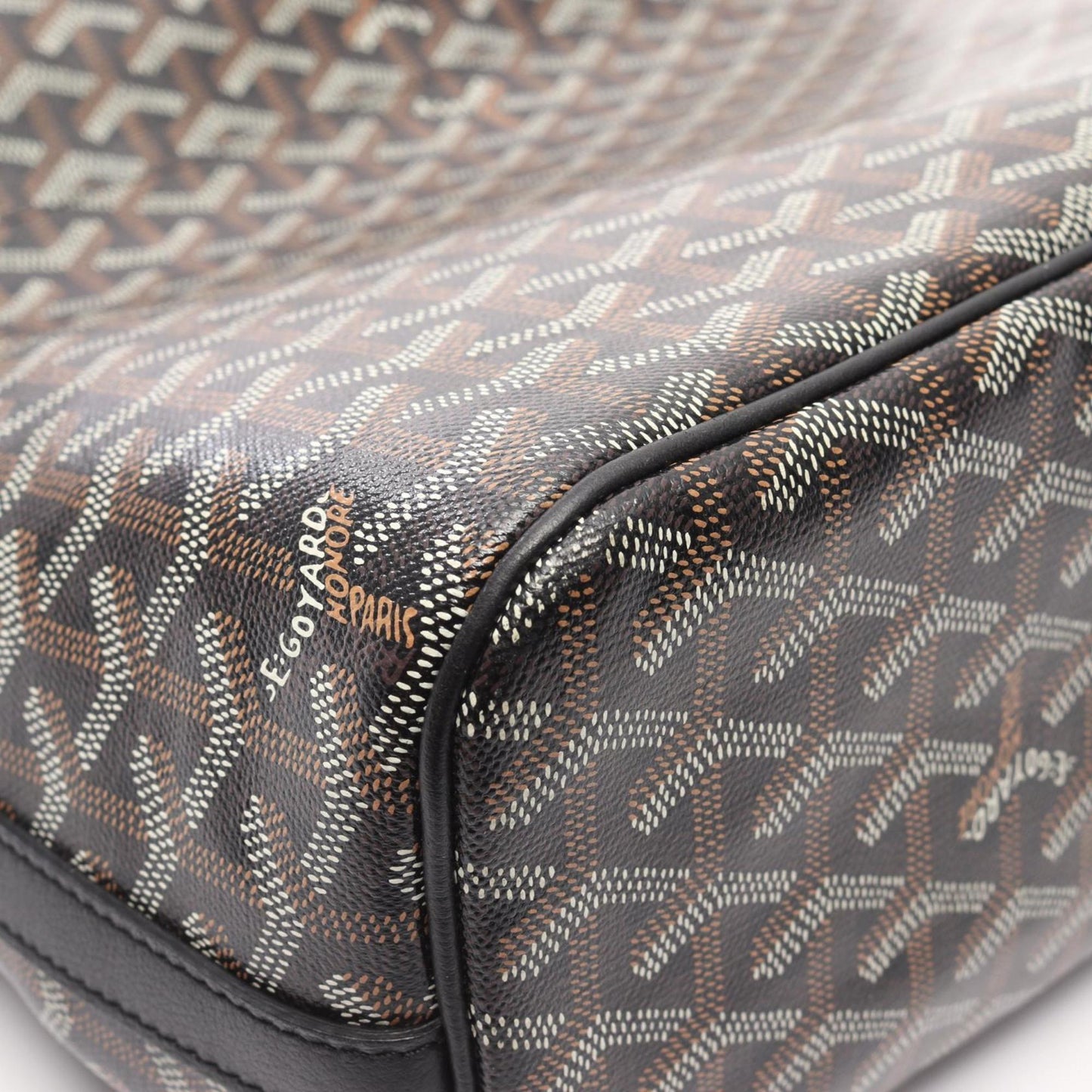 Goyard Coated Canvas Black Shoulder Bags