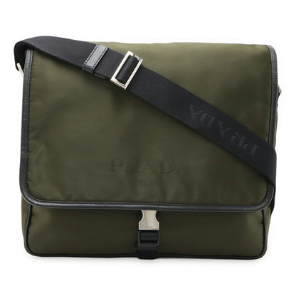 Prada Nylon Green Shoulder Bags