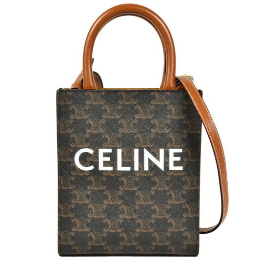 Celine Pvc Brown Shoulder Bags