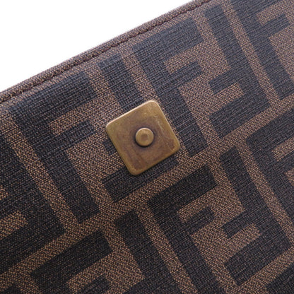 Fendi Pvc Brown Shoulder Bags