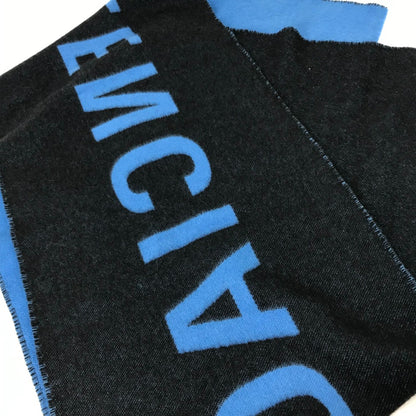 Balenciaga Wool Blue Scarves