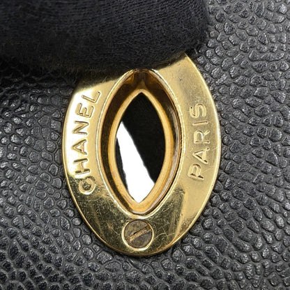 Chanel Calfskin Black Shoulder Bags