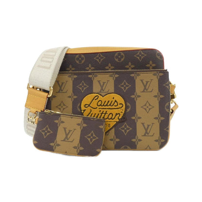 Louis Vuitton Coated Canvas Brown Shoulder Bags