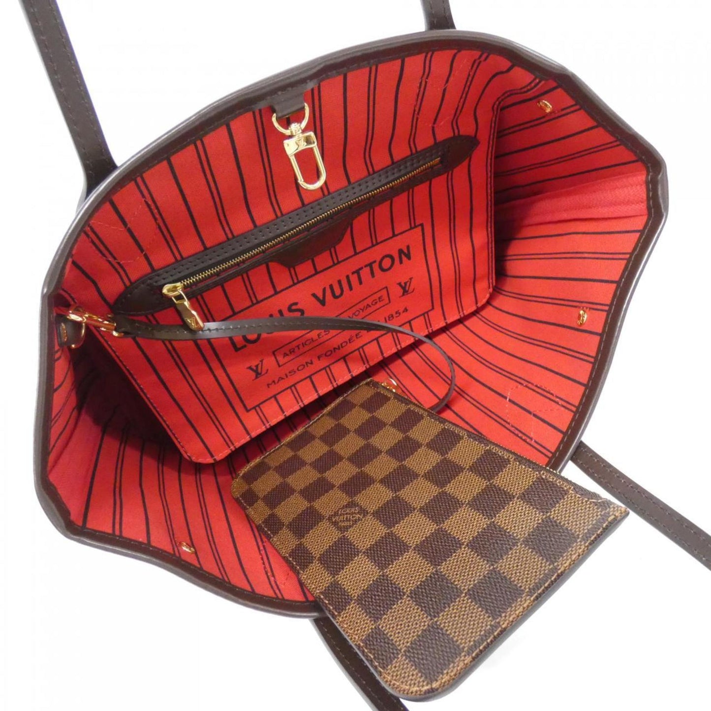 Louis Vuitton Coated Canvas Brown Handbags