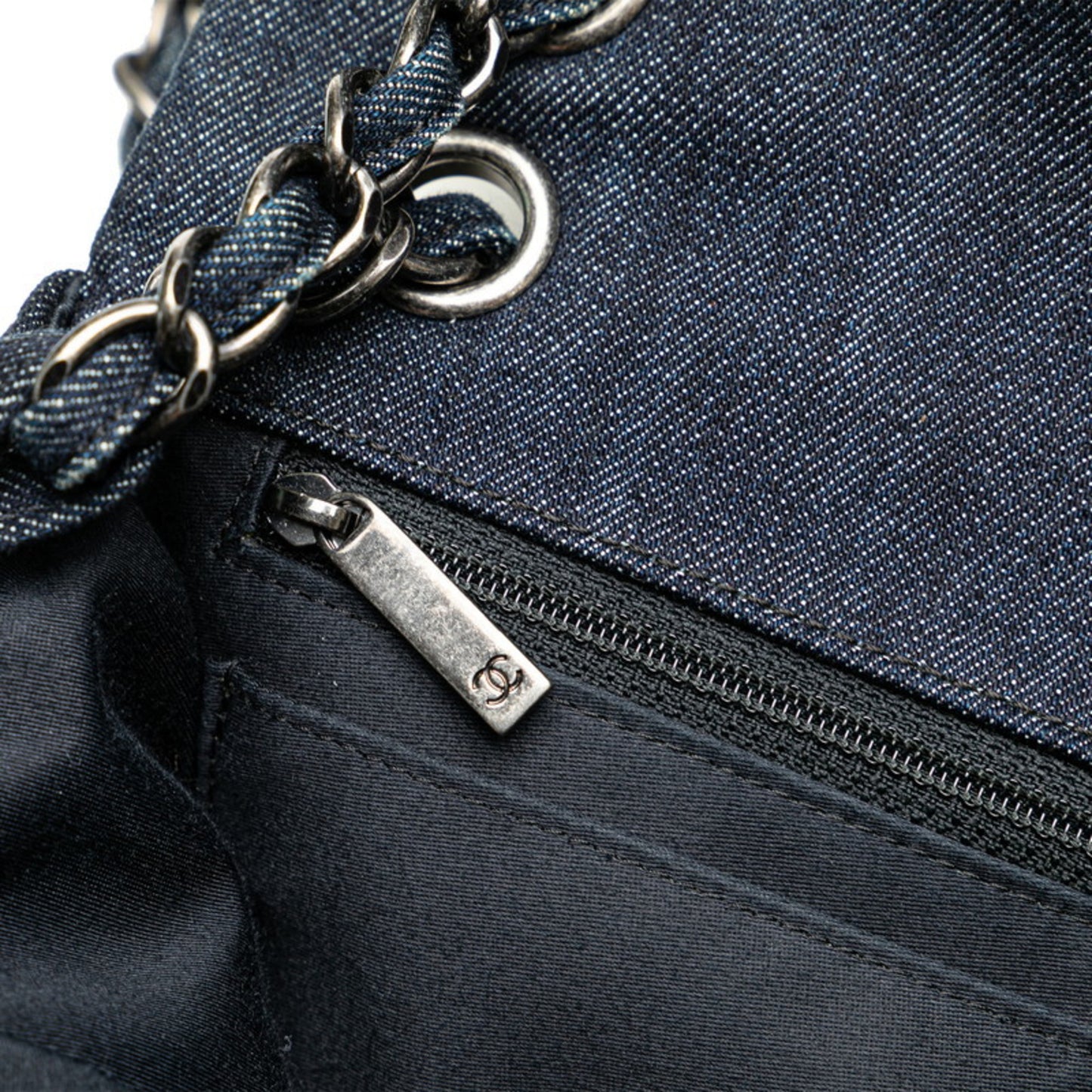 Chanel Denim Blue Shoulder Bags