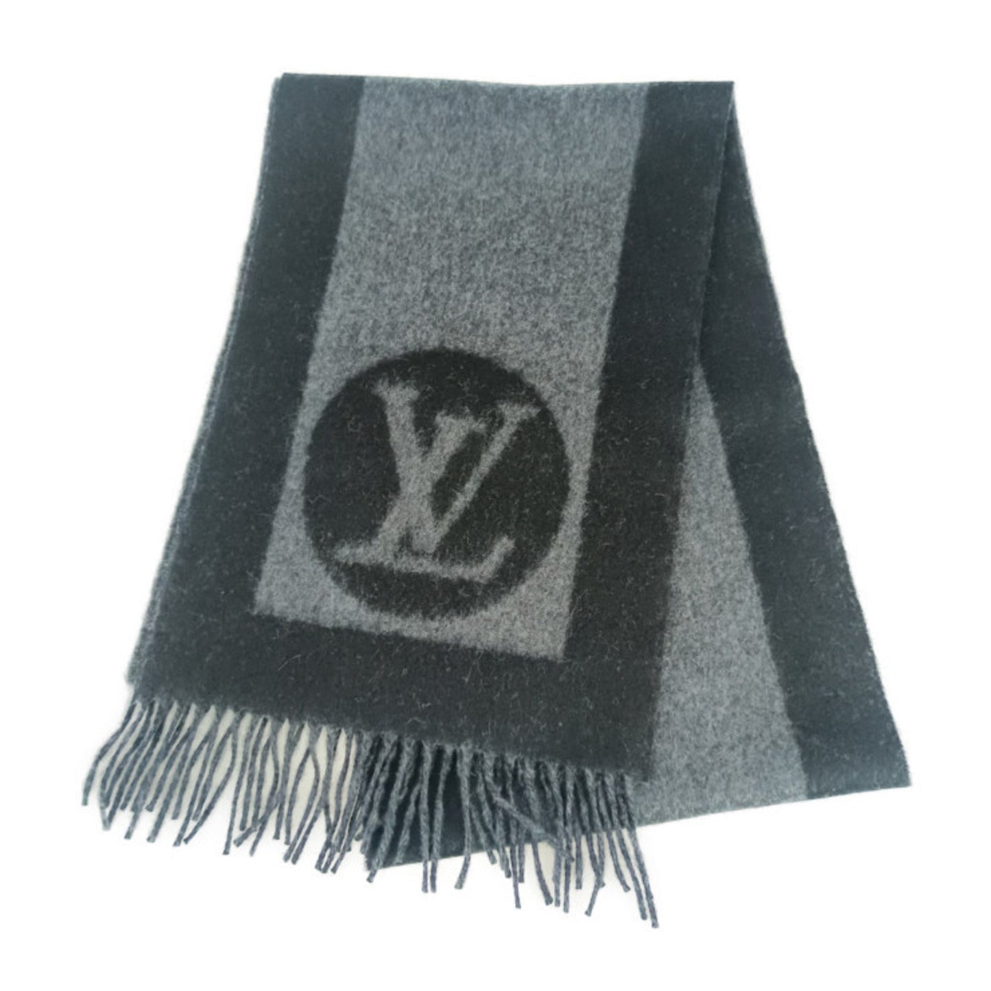 Louis Vuitton Wool Black Scarves
