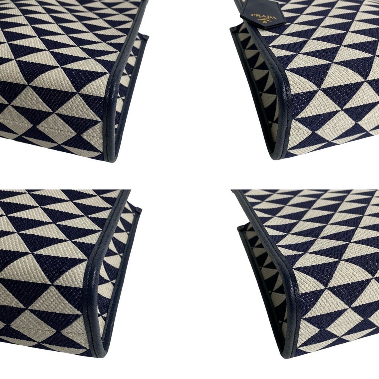 Prada Canvas Blue Handbags