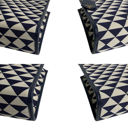 Prada Canvas Blue Handbags