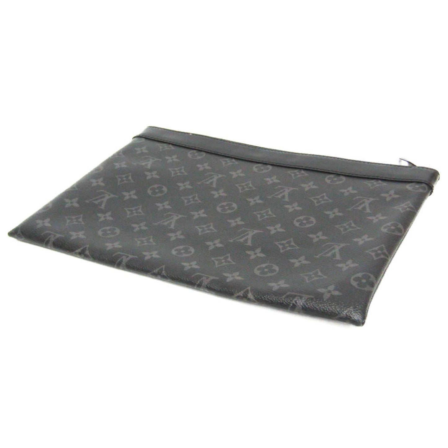 Louis Vuitton Monogram Canvas Black Clutch Bags