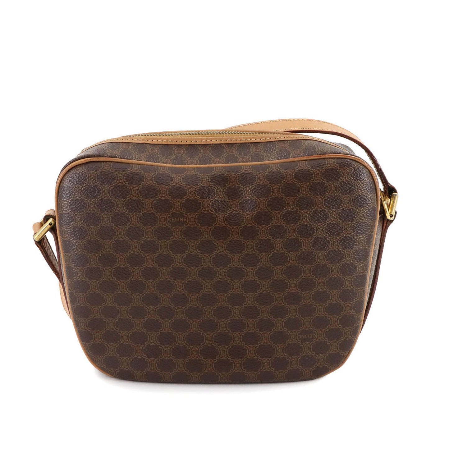 Celine Pvc Brown Shoulder Bags