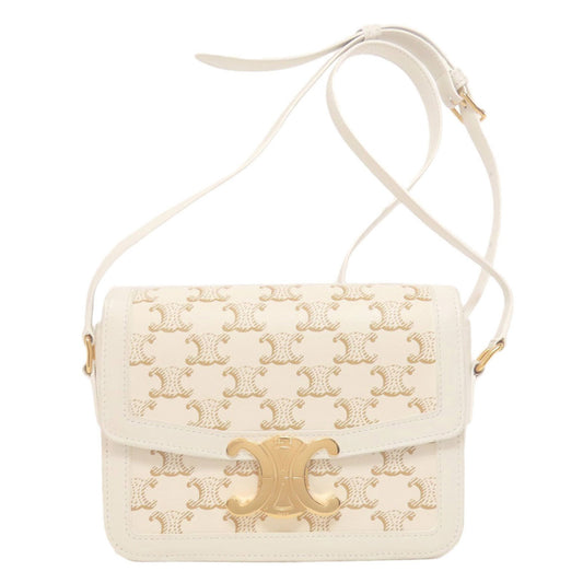 Celine Pvc White Shoulder Bags