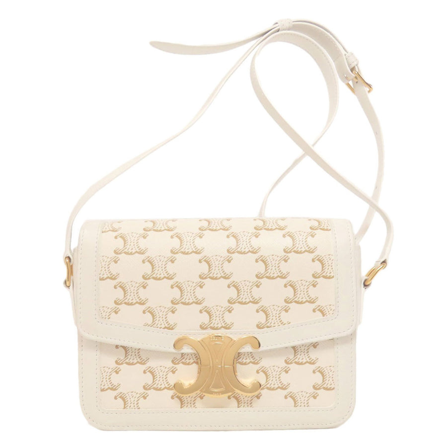 Celine Pvc White Shoulder Bags