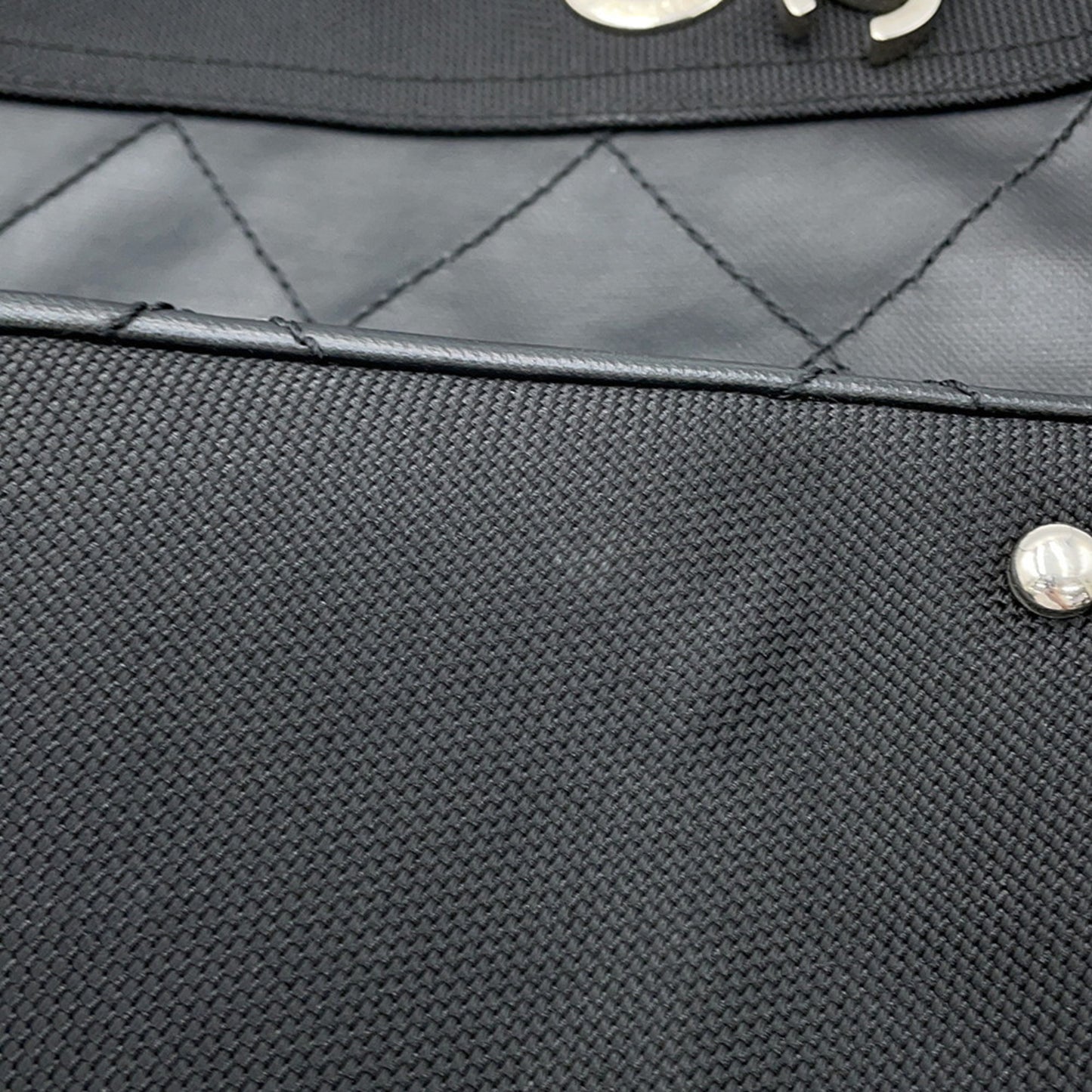 Chanel Canvas Black Tote Bags